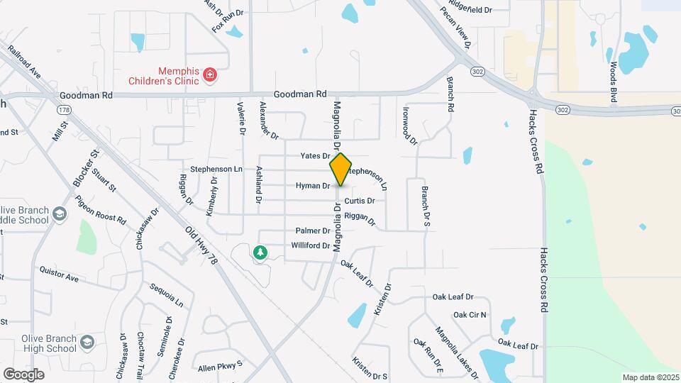 6712 Magnolia Dr Map and Location Details