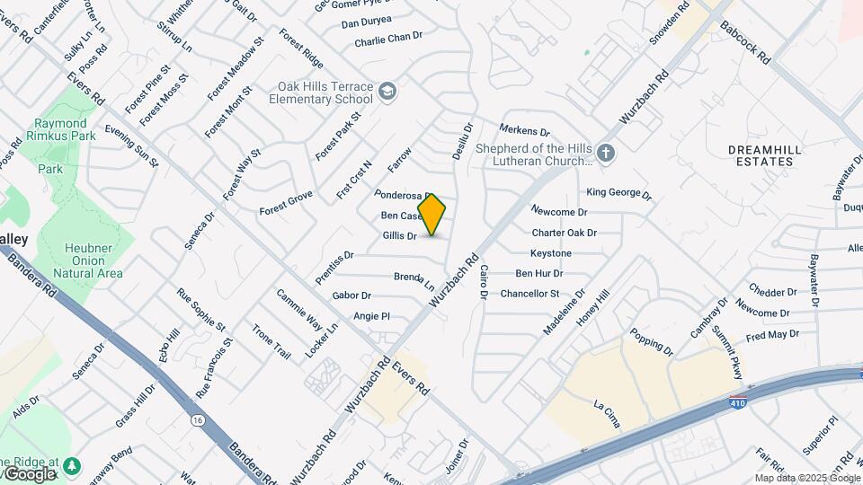 5610 Gillis Dr Map and Location Details