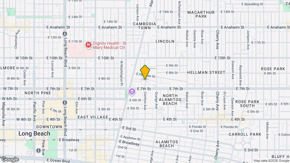 753 Cerritos Ave Map and Location Details