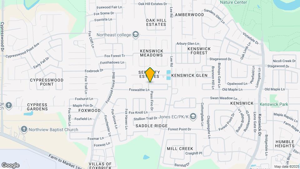 7610 Retama Terrace Ln Map and Location Details