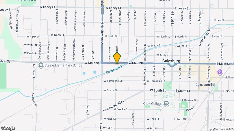 617 W Main St, Unit 1 Map and Location Details