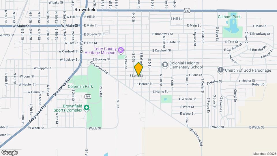 806 E Lons St Map and Location Details