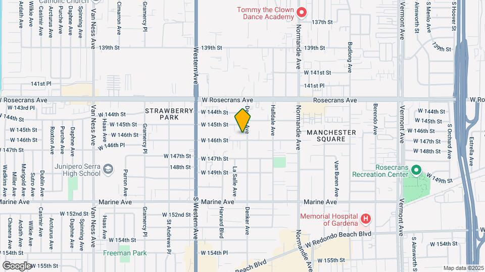 1611 W 146th St Map and Location Details