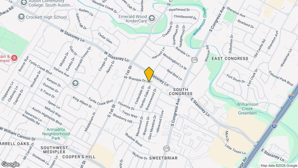 5700 Garden Oaks Dr Map and Location Details