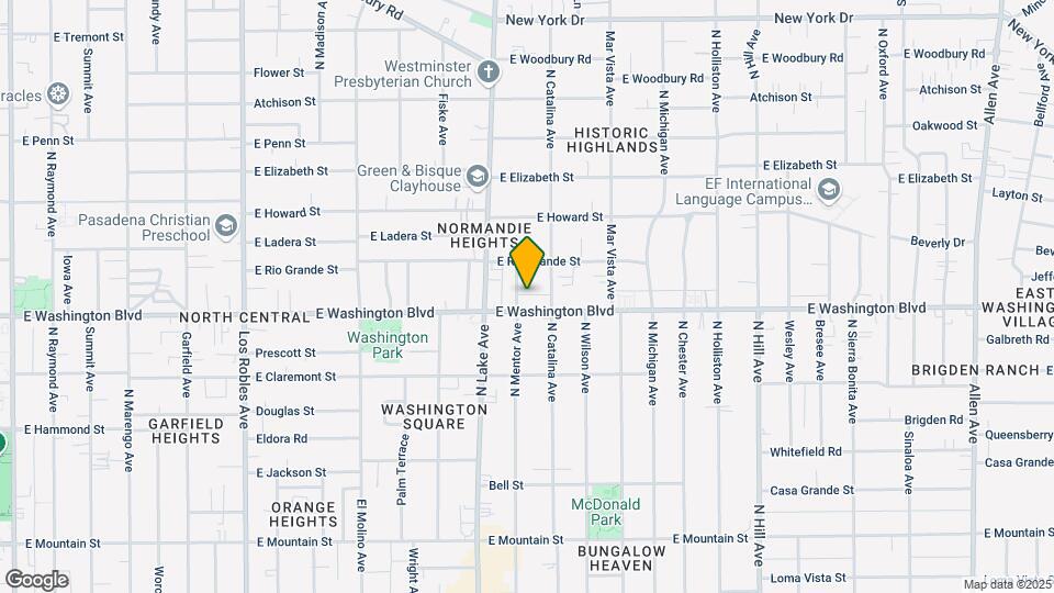 1366 Mentor Ave Map and Location Details