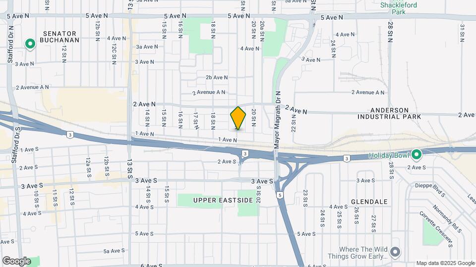 114-119 19 St N Map and Location Details