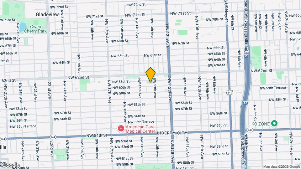 1319 NW 60th St Map and Location Details