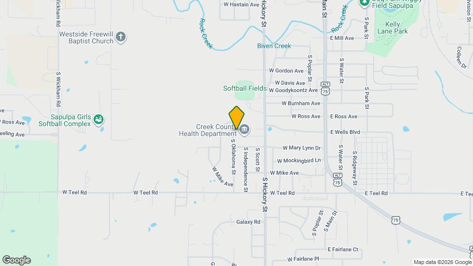 1819-1821 S Oklahoma St Map and Location Details