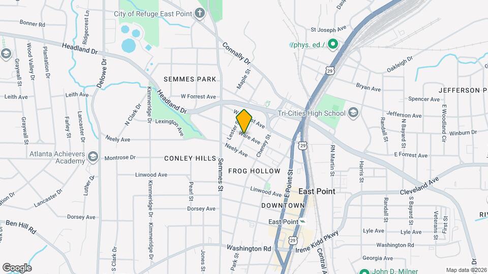 1742 Ware Ave, Unit 250 Map and Location Details