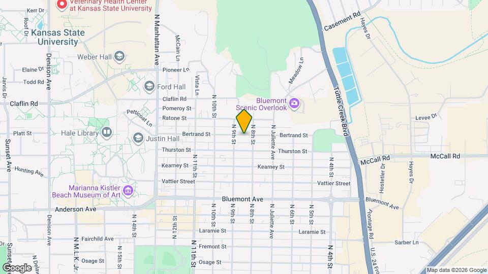 815 Bertrand St Map and Location Details