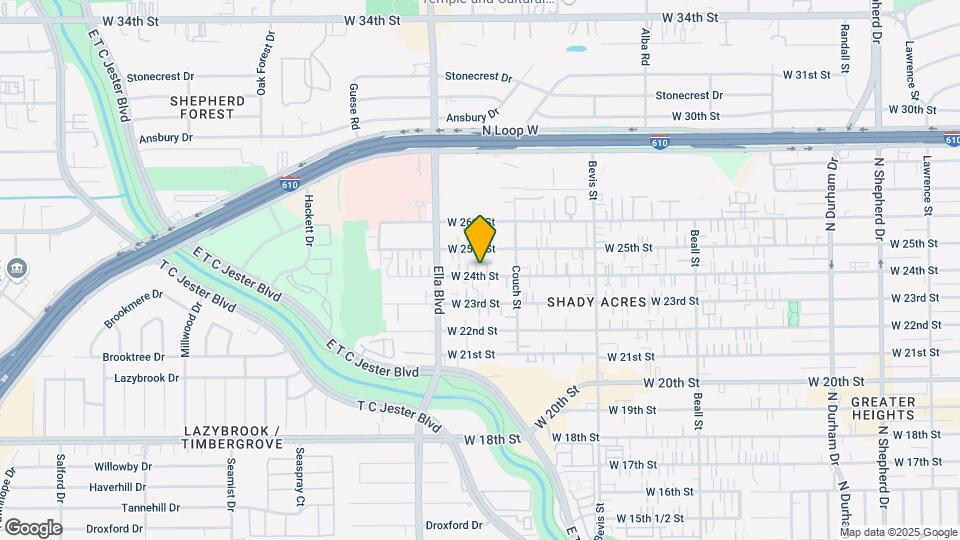 1535 W 24th St Mapa y Detalles de la Ubicación