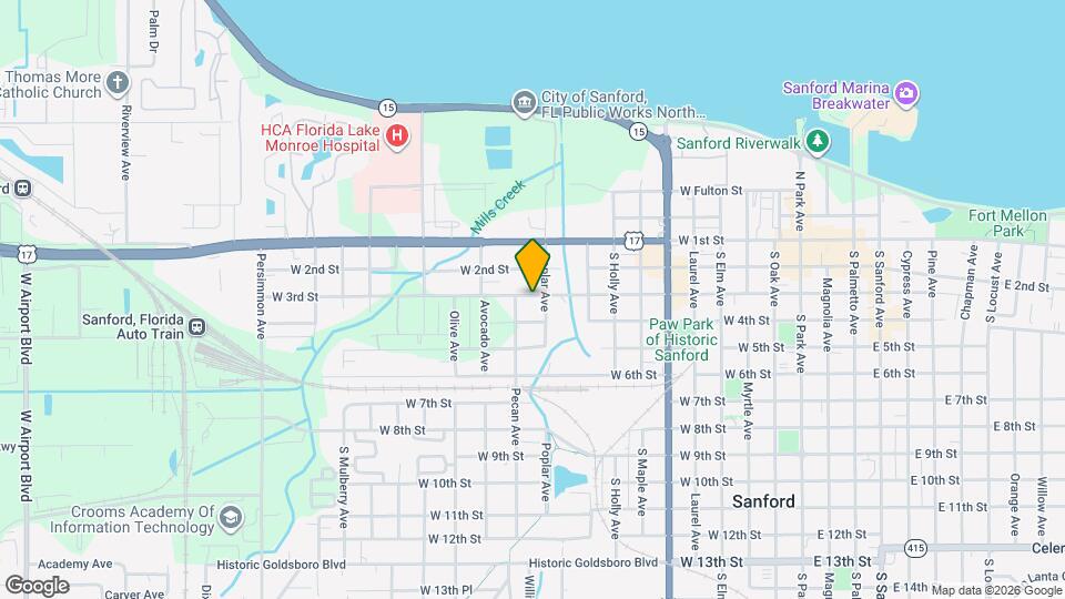 1013 W 3rd St Map and Location Details