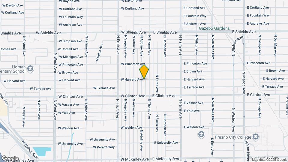 111 W Harvard Ave Map and Location Details