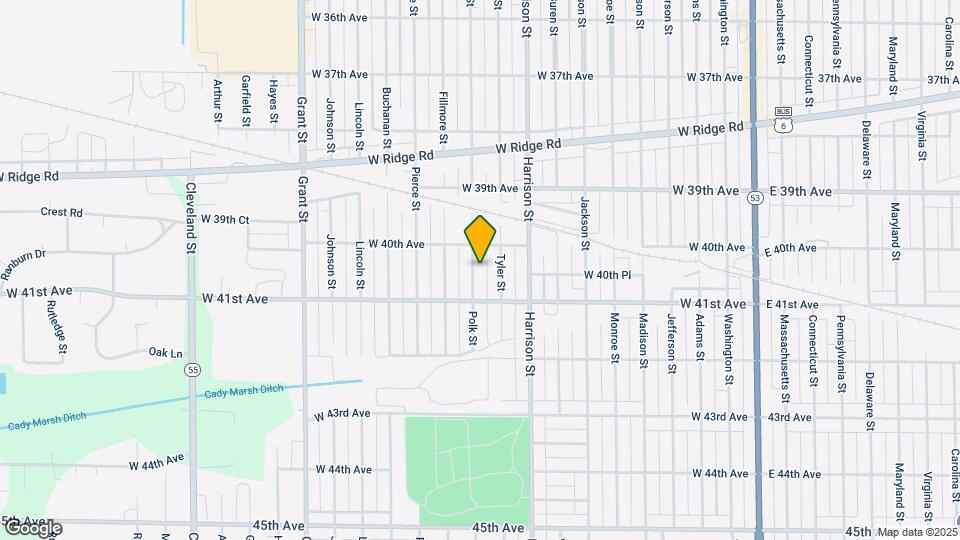 4043 Polk St Map and Location Details