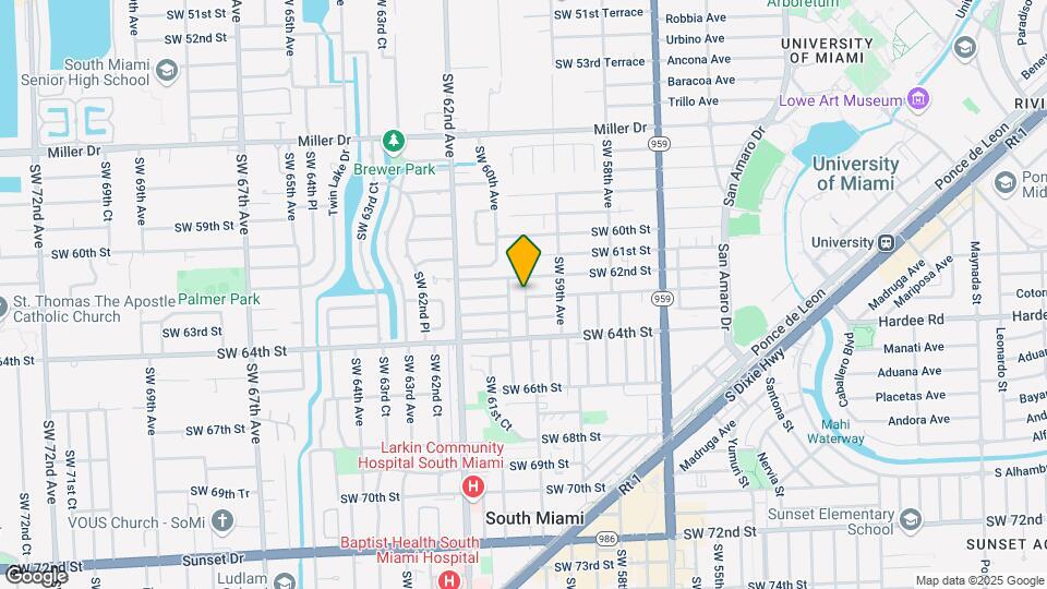 6210 SW 59th Pl Map and Location Details