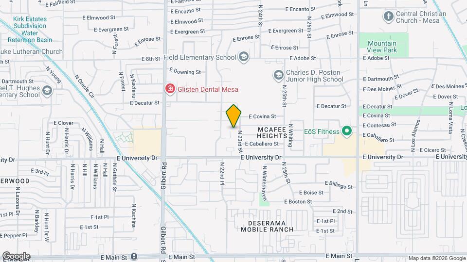 2267 E Caballero Cir Map and Location Details