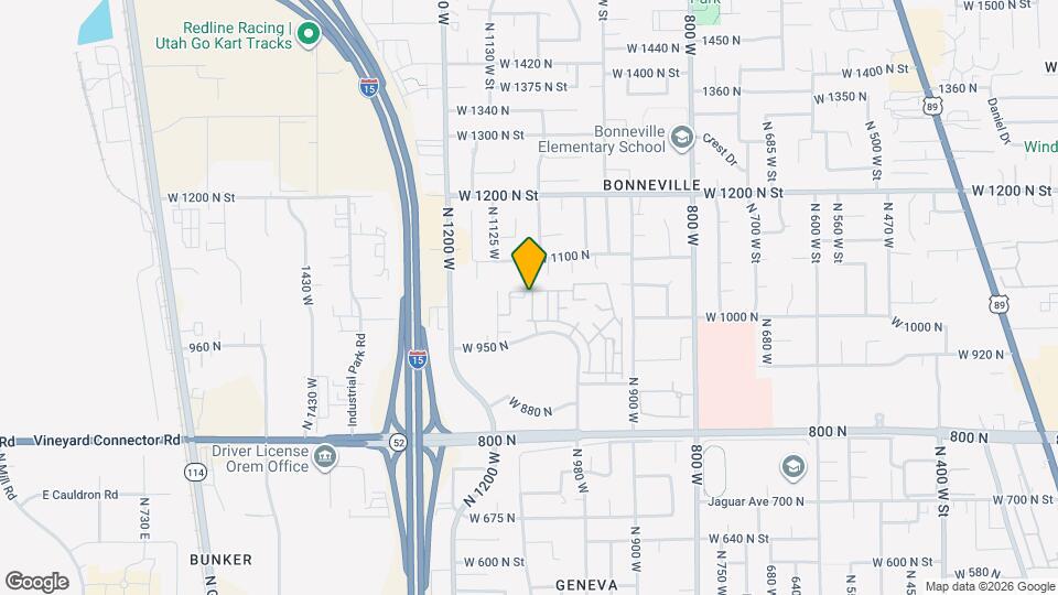 1029 N 1030 W Map and Location Details