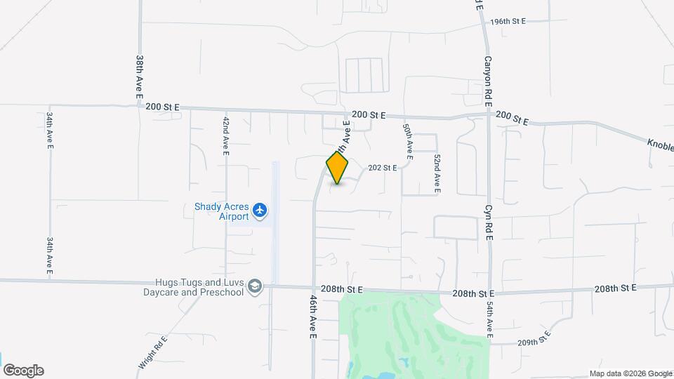 20313 46th Ave Ct E Mapa y Detalles de la Ubicación