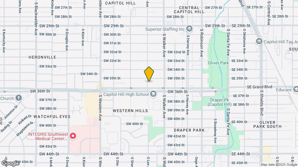 3614 S Lee Ave Map and Location Details