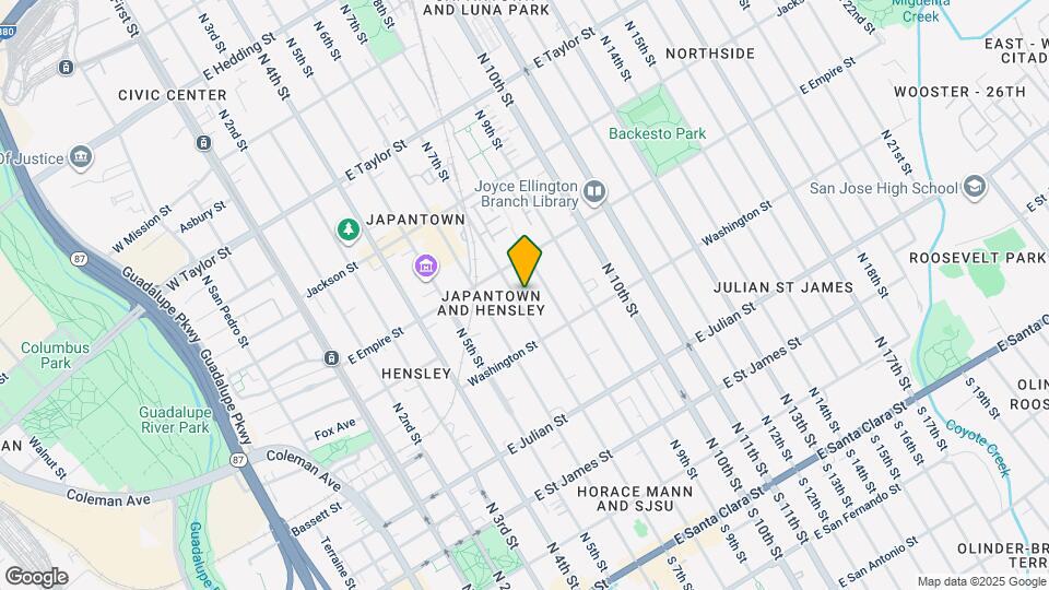 458 N 7th St Map and Location Details