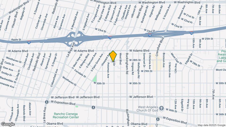 2815 Hillcrest Dr Map and Location Details