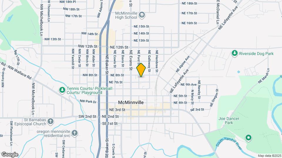 714 NE Ford St Map and Location Details
