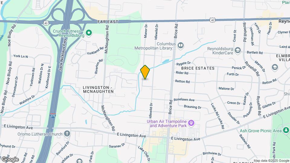 1516 Manor Dr Map and Location Details