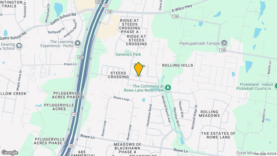 20902 Gelding Ln Mapa y Detalles de la Ubicación