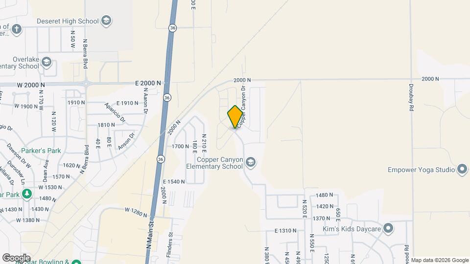 1731 N Copper Canyon Dr Map and Location Details