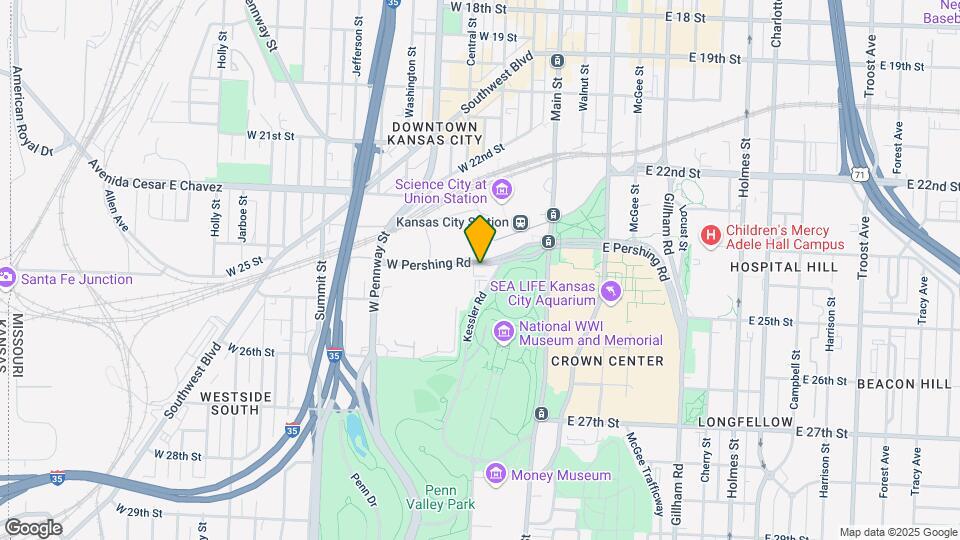 Pershing Lofts Map and Location Details