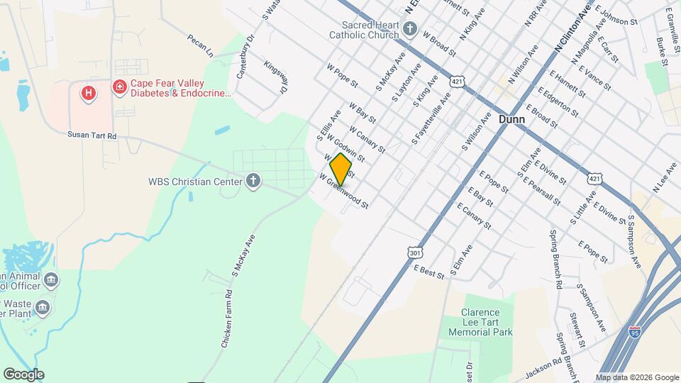 307 W Greenwood St Mapa y Detalles de la Ubicación