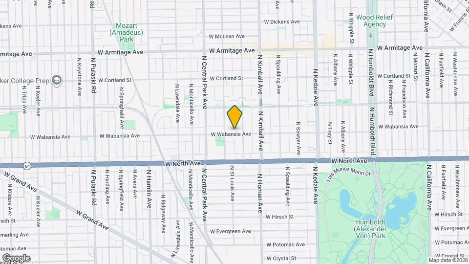 3514 W Wabansia Ave, Unit 3 Mapa y Detalles de la Ubicación