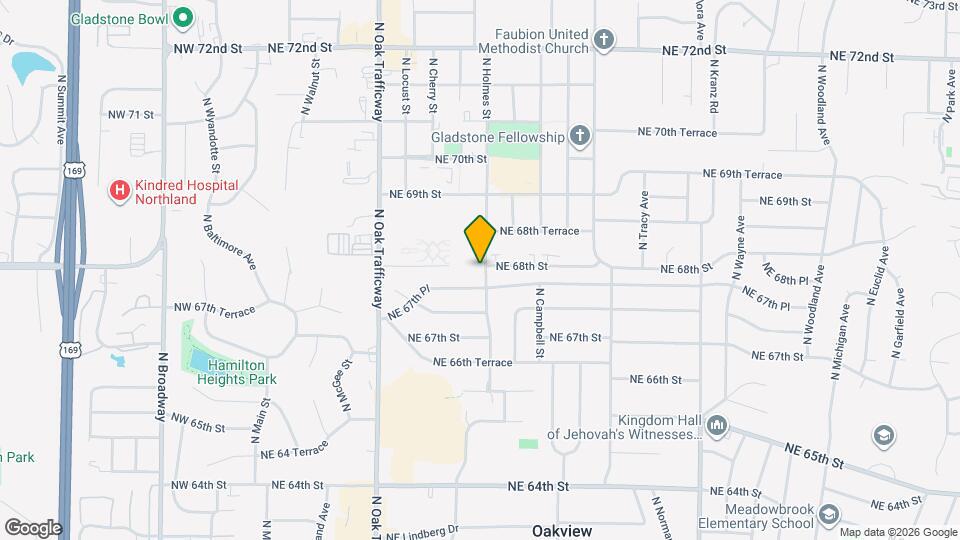 6714 N Holmes St Map and Location Details