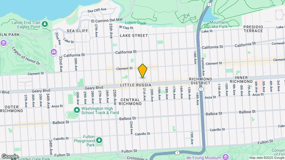 375 21st Ave Map and Location Details