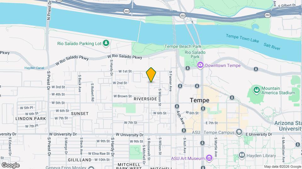 283 S Roosevelt St Map and Location Details