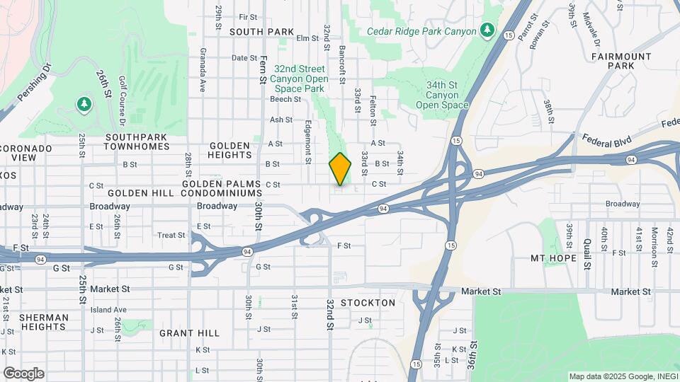 1045 32nd St Map and Location Details