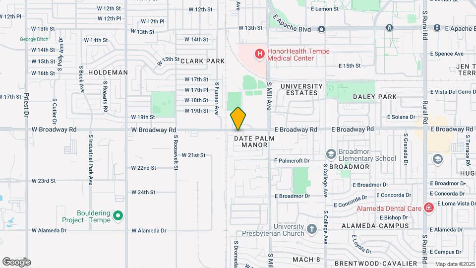 111 W Broadway Rd Map and Location Details
