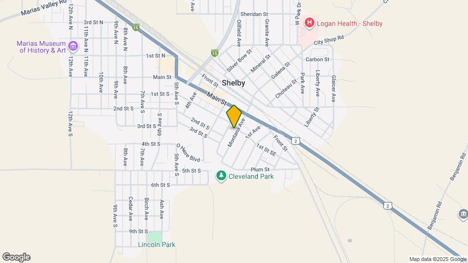 203 Montana Ave Mapa y Detalles de la Ubicación