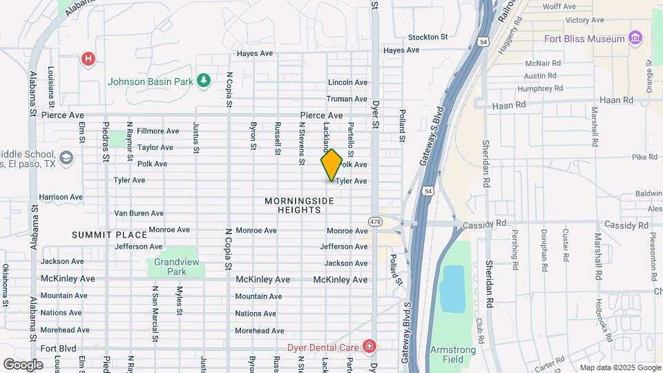 3800 Tyler Ave Mapa y Detalles de la Ubicación
