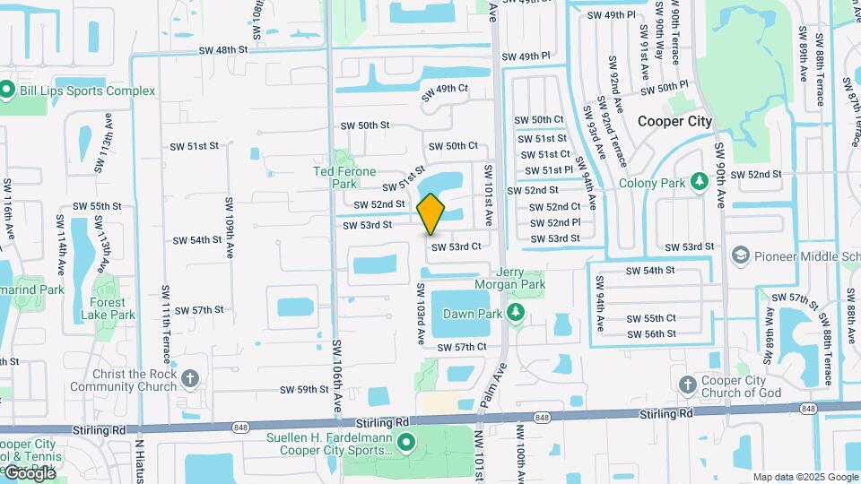 5342 SW 103rd Ave Map and Location Details