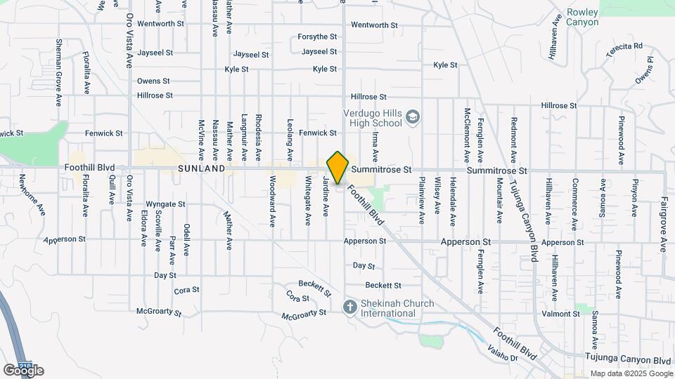 10435 Mt. Gleason Ave Map and Location Details