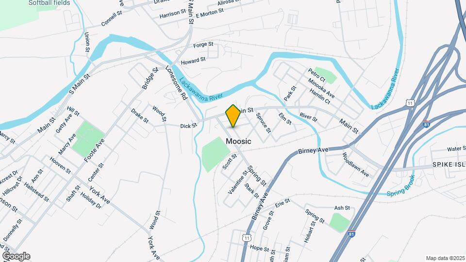 211 Spring St, Unit 1st Floor Map and Location Details