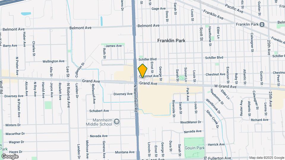2830 Lincoln St Map and Location Details