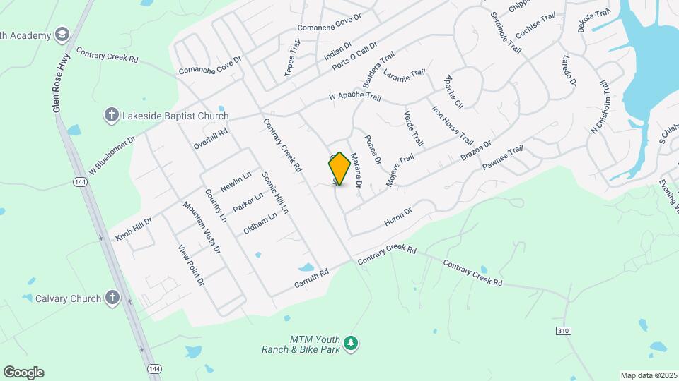 4101 Goliad Dr Map and Location Details