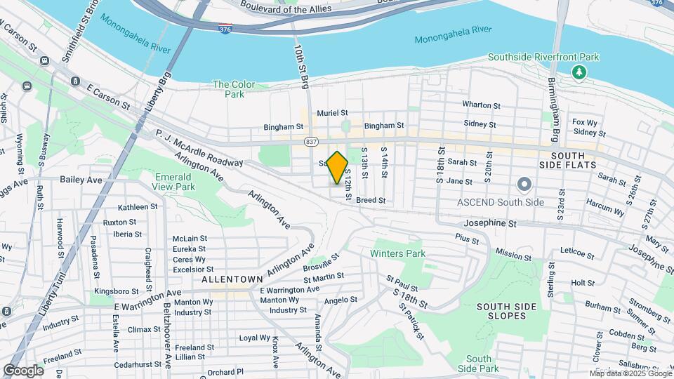 1110 Freyburg St Map and Location Details