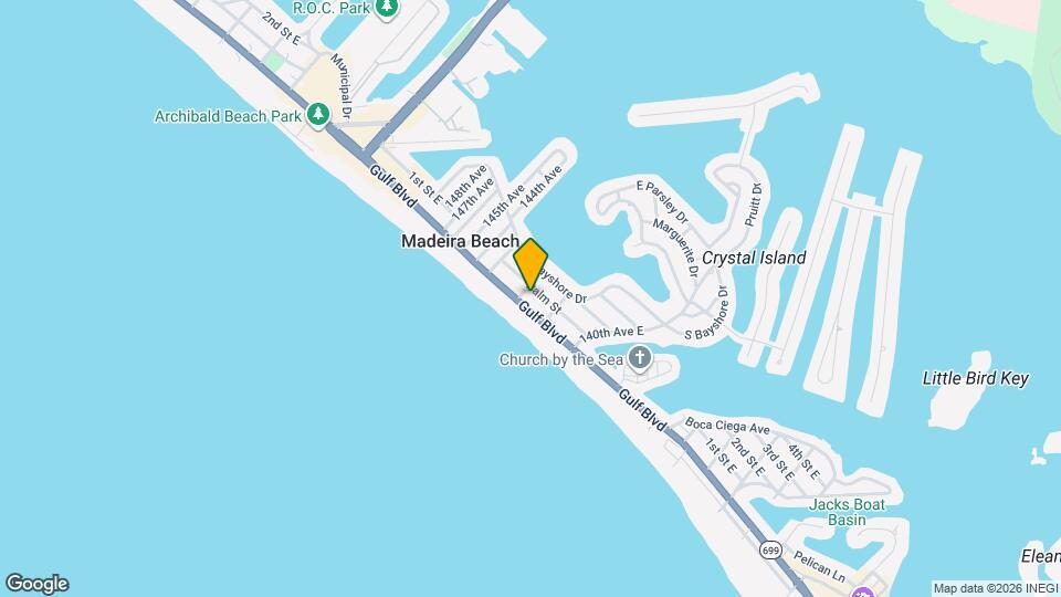 14141 Gulf Blvd Map and Location Details