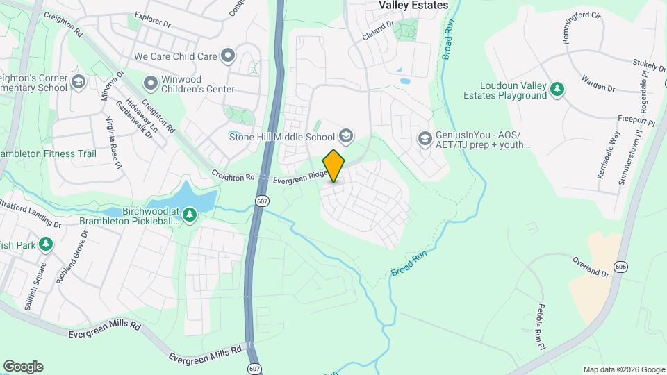 43097 Thoroughfare Gap Terrace Map and Location Details