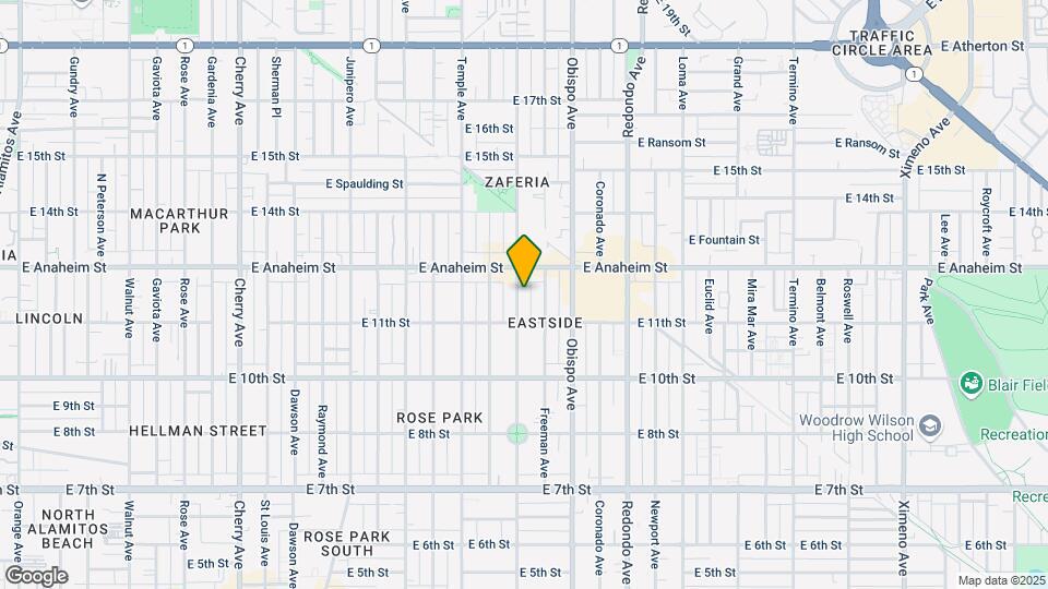 1140 Orizaba Ave Map and Location Details