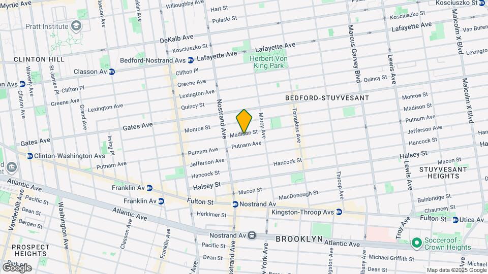 248 Madison St, Unit 4B Map and Location Details