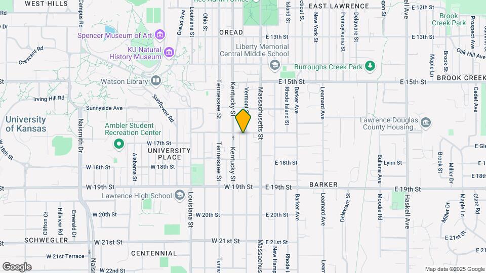 1705 Vermont St, Unit 1 Mapa y Detalles de la Ubicación